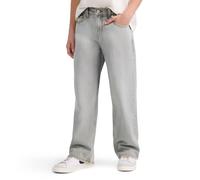 5-Pocket-Jeans LEVI'S KIDS "LVB 578 BAGGY JEANS", Kinder, Gr. 16 (176), N-Gr, boulder, Denim/Jeans, Obermaterial: 99% Baumwolle, 1% Elasthan, Jeans 5-Pocket-Jeans, Baggy-Silhouette, locker und lässig