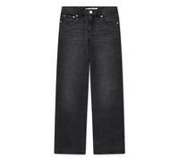 5-Pocket-Jeans LEVI'S KIDS "LVG WIDE LEG JEANS", Mädchen, Gr. 10 (140), N-Gr, schwarz (wish me luck), Denim/Jeans, Obermaterial: 69% Baumwolle, 30% Polyester, 1% Elasthan, lang, Jeans 5-Pocket-Jeans,