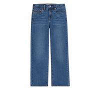 5-Pocket-Jeans LEVI'S KIDS "LVG WIDE LEG JEANS", Mädchen, Gr. 16 (164), N-Gr, blau (lasso), Denim/Jeans, Obermaterial: 69% Baumwolle, 30% Polyester, 1% Elasthan, lang, Jeans 5-Pocket-Jeans, mit weitem