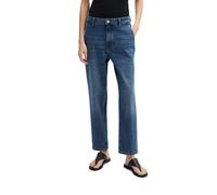 5-Pocket-Jeans MARC O'POLO "aus Organic Cotton-Mix", Damen, Gr. 29, Länge 30, blau (medium blau), Obermaterial: 98% Baumwolle, 2% Elasthan, unifarben, loose fit knöchelfrei, Jeans 5-Pocket-Jeans (2696