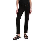 5-Pocket-Jeans MARC O'POLO "aus Organic Cotton Stretch", Damen, Gr. 33, Länge 30, schwarz, Obermaterial: 94% Baumwolle, 4% Elastomultiester, 2% Elasthan, unifarben, loose fit knöchelfrei, Jeans 5-Pock