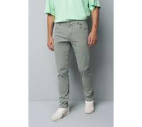 5-Pocket-Jeans MEYER "Jeans", Herren, Gr. 42, Länge 32, grün (salbei), 75% Baumwolle, 21% Lyocell, 4% Elasthan, unifarben, slim fit lang, Jeans 5-Pocket-Jeans, M5 Serie, schlanke Passform (57423045-42