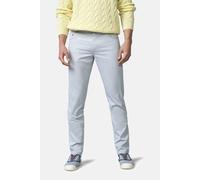 5-Pocket-Jeans MEYER "M5 Five 1-6075", Damen, Gr. 33, Länge 32, grau, 96% Baumwolle, 4% Elasthan, unifarben, Basic, relaxed fit lang, Jeans 5-Pocket-Jeans, aus reiner Bio-Baumwolle (74603469-33) grau