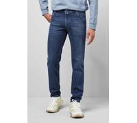 5-Pocket-Jeans MEYER "M5 Regular", Herren, Gr. 35, Länge 32, blau (marine), 98% Baumwolle, 2% Elasthan, unifarben, Basic, regular fit lang, Jeans 5-Pocket-Jeans, M5 Regular im Five Pocket Style (65956