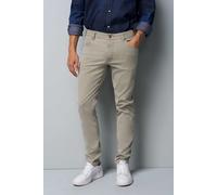 5-Pocket-Jeans MEYER "M5 Slim", Herren, Gr. 33, Länge 30, beige, 75% Baumwolle, 21% Lyocell, 4% Elasthan, unifarben, slim fit lang, Jeans 5-Pocket-Jeans, aus Bio-Baumwolle (99451156-33) beige