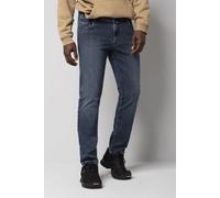 5-Pocket-Jeans MEYER "M5 Slim", Herren, Gr. 38, Länge 34, dunkelblau used, 96% Baumwolle, 4% Elasthan, unifarben, slim fit lang, Jeans 5-Pocket-Jeans, Lässiger Jeans aus der M/5 by MEYER Serie (236145