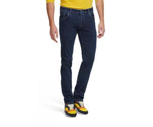 5-Pocket-Jeans MEYER "M5 Super-Slim", Herren, Gr. 34, Länge 34, blau, 97% Baumwolle, 3% Elasthan, unifarben, Basic, skinny fit lang, Jeans 5-Pocket-Jeans, M5 Linie, mit Super Stretch-Denim (52310963-3