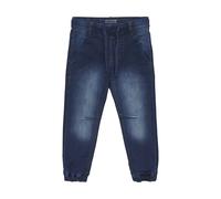 5-Pocket-Jeans MINYMO "5-Pocket-Jeans MIJeans", Jungen, Gr. 110, N-Gr, blau (dunkelblau denim), Obermaterial: 80% Baumwolle CO. 19% Polyester PES. 1% Elasthan EL., Jeans 5-Pocket-Jeans (50002731-110)