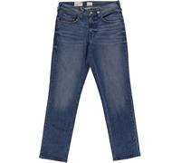 5-Pocket-Jeans MUSTANG "Style Washington Straight", Herren, Gr. 36, Länge 34, blau (medium middle), Denim/Jeans, Obermaterial: 98% Baumwolle, 2% Elasthan, unifarben, straight fit knöchellang, Jeans 5-