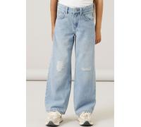 Name It Mädchen-Jeans NKFROSE HW 1411-TE NOOS Highwaist Wide Leg hellblau Denim