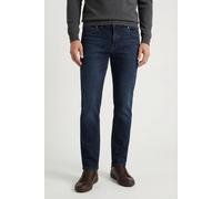 5-Pocket-Jeans OLYMP "Oskar", Herren, Gr. 32, Länge 30, dunkelblau, Denim/Jeans, Obermaterial: 98% Baumwolle, 2% Elasthan, gerade lang, Jeans 5-Pocket-Jeans (37092655-32) dunkelblau