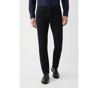 5-Pocket-Jeans OLYMP "Oskar", Herren, Gr. 34, Länge 34, schwarz, Denim/Jeans, Obermaterial: 98% Baumwolle, 2% Elasthan, gerade lang, Jeans 5-Pocket-Jeans (58220550-34) schwarz