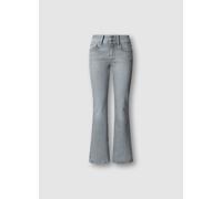 Straight-Jeans PEPE JEANS "VENUS", Damen, Gr. 27, Länge 30, grau (grau washed), Denim/Jeans, Obermaterial: 99% Baumwolle, 1% Elasthan, regular fit lang, Jeans Straight-Jeans, mit schmalem Bein (904388
