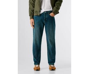 5-Pocket-Jeans PEPE JEANS "TAPERED JEANS CAMDEN", Herren, Gr. 32, Länge 30, blau, Denim/Jeans, Obermaterial: 100% Baumwolle, gerade, unten schmal lang, Jeans 5-Pocket-Jeans, aus Baumwoll-Denim, tiefer