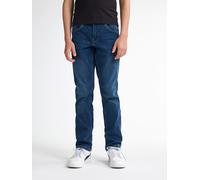5-Pocket-Jeans PETROL INDUSTRIES "Russel Regular", Jungen, Gr. 176, N-Gr, blau (vintage blau), Denim/Jeans, Obermaterial: 83% Baumwolle, 15% Polyester, 2% Elasthan, regular fit, Jeans 5-Pocket-Jeans,