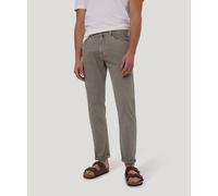 5-Pocket-Jeans PIERRE CARDIN "PC-Lyon", Herren, Gr. 38, Länge 32, grün (quiet grün), Web, Obermaterial: 70% Baumwolle, 21% Lyocell, 7% Polyester, 2% Elasthan, unifarben, casual, regular fit knöchelfre