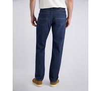 5-Pocket-Jeans PIERRE CARDIN "Style Dijon", Herren, Gr. 38, Länge 34, blau (dunkelblau used buffies), Denim/Jeans, Obermaterial: 84% Baumwolle, 14% Polyester, 2% Elasthan, unifarben, bequem lang, Jean