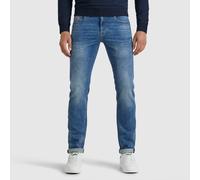 5-Pocket-Jeans PME LEGEND "NAVIGATOR PTR121", Herren, Gr. 40, Länge 34, blau (worn blau tail), Denim/Jeans, Obermaterial: 93% Baumwolle, 6% Polyester, 1% Viskose, lang, Jeans 5-Pocket-Jeans (29394043-