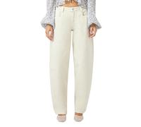 5-Pocket-Jeans QS, Damen, Gr. 44, Länge 32, weiß, Denim/Jeans, Obermaterial: 99% Baumwolle, 1% Elasthan, unifarben, normal lang, Jeans 5-Pocket-Jeans, mit Stretch (30837853-44) weiß