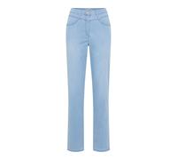 5-Pocket-Jeans RAPHAELA BY BRAX "Style CAREN NEW", Damen, Gr. 40K (20), Kurzgrößen, hellblau, Denim/Jeans, 50% Baumwolle, 40% Lyocell, 7% Elastomultiester, 3% Elasthan, Jeans 5-Pocket-Jeans (47250512-