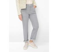 5-Pocket-Jeans RAPHAELA BY BRAX "Style CAREN NEW", Damen, Gr. 44, Normalgrößen, hellgrau, Denim/Jeans, 50% Baumwolle, 40% Lyocell, 7% Elastomultiester, 3% Elasthan, Jeans 5-Pocket-Jeans (29942220-44)