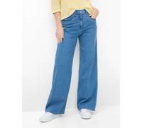 Raphaela by Brax Damen Five-Pocket-Hose Style LAURA FLARED BLEACHED, USING&BUFFIES, denim hellblau, Gr. 40