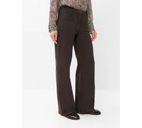 Raphaela by Brax Damen Five-Pocket-Hose Style LAURA FLARED DARK CHOCOLATE, denim dunkelbraun, Gr. 46