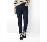 5-Pocket-Jeans RAPHAELA BY BRAX "Style LAURA NEW", Damen, Gr. 36K (18), Kurzgrößen, dunkelblau, Denim/Jeans, 77% Baumwolle, 13% Lyocell, 7% Elastomultiester, 3% Elasthan, Jeans 5-Pocket-Jeans (4594914