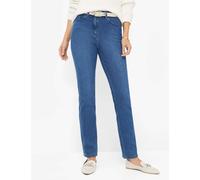5-Pocket-Jeans RAPHAELA BY BRAX "Style LORA", Damen, Gr. 42, Normalgrößen, grau (blau), Denim/Jeans, 82% Baumwolle, 12% Lyocell, 5% Elastomultiester, 1% Elasthan, sehr schmal, Jeans 5-Pocket-Jeans (88