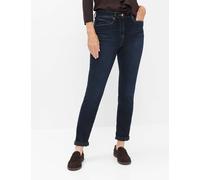 5-Pocket-Jeans RAPHAELA BY BRAX "Style LUCA", Damen, Gr. 48K (24), Kurzgrößen, blau (dunkelblau), Denim/Jeans, 93% Baumwolle, 5% Elastomultiester, 2% Elasthan, Jeans 5-Pocket-Jeans, Denim: Five-Pocket