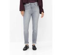 Raphaela by Brax Damen Five-Pocket-Hose Style LUCA GREY USING & BUFFIES, denim grau, Gr. 52K