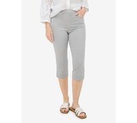 5-Pocket-Jeans RAPHAELA BY BRAX "Style PAMINA CAPRI", Herren, Gr. 40, Normalgrößen, hellgrau, Denim/Jeans, 50% Baumwolle, 40% Lyocell, 7% Elastomultiester, 3% Elasthan, Jeans 5-Pocket-Jeans (50928054-