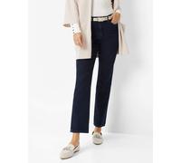 5-Pocket-Jeans RAPHAELA BY BRAX "Style PATTI STRAIGHT", Damen, Gr. 42K (21), Kurzgrößen, blau (dunkelblau), Denim/Jeans, 82% Baumwolle, 12% Lyocell, 5% Elastomultiester, 1% Elasthan, Jeans 5-Pocket-Je