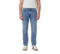 5-Pocket-Jeans S.OLIVER, Herren, Gr. 38, Länge 34, blau, Denim/Jeans, Obermaterial: 99% Baumwolle, 1% Elasthan, unifarben, normal, Jeans 5-Pocket-Jeans, mit Stretch (88859620-38) blau