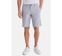 5-Pocket-Jeans STOOKER MEN "Chino Bermuda", Herren, Gr. W40, silber (silbergrau), Twill, 98% Baumwolle, 2% Elasthan, eng kurz, Jeans 5-Pocket-Jeans, Comfort Slim Fit Casual Clean Wash Twill Coloured f