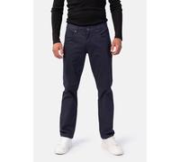 5-Pocket-Jeans STOOKER MEN "Frisco Print Straight Fit", Herren, Gr. 42, Länge 32, blau (navy minimal), Twill, 98% Baumwolle, 2% Elasthan, straight fit lang, Jeans 5-Pocket-Jeans, Straight Fit Casual C
