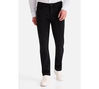 5-Pocket-Jeans STOOKER MEN "Frisco Thermo Straight Fit", Herren, Gr. 42, Länge 32, schwarz, Denim/Jeans, 63% Baumwolle, 34% Polyester, 3% Elasthan, straight fit lang, Jeans 5-Pocket-Jeans, Straight Fi