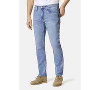 5-Pocket-Jeans STOOKER MEN "Glendale Denim Slim Straight Fit", Herren, Gr. 38, Länge 32, blau (skyblau used), Denim/Jeans, 98% Baumwolle, 2% Elasthan, eng lang, Jeans 5-Pocket-Jeans, Slim Straight Fit