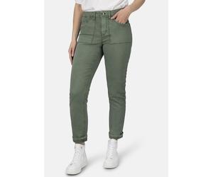 5-Pocket-Jeans STOOKER WOMEN "DAVOS Colour Jogg Edition Jeeans", Damen, Gr. 36, Länge 30, grün (ivy grün), Denim/Jeans, 98% Baumwolle, 2% Elasthan, lässig geschnitten lang, Jeans 5-Pocket-Jeans, Boyfr