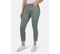 5-Pocket-Jeans STOOKER WOMEN "Florenz Colour Slim Fit Jeans", Damen, Gr. 44, Länge 26, grün (chinoise grün), Denim/Jeans, 68% Baumwolle, 28% Polyester, 4% Elasthan, slim fit lang, Jeans 5-Pocket-Jeans