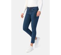5-Pocket-Jeans STOOKER WOMEN "Florenz Denim Slim Fit", Damen, Gr. 42, Länge 28, blau (medium blau), Denim/Jeans, 82% Baumwolle, 17% Polyester, 1% Elasthan, slim fit lang, Jeans 5-Pocket-Jeans, Slim Fi