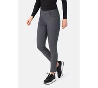 5-Pocket-Jeans STOOKER WOMEN "Florenz Easy Wear Slim Fit", Damen, Gr. 40, Länge 28, grau (grau moon), Denim/Jeans, 70% Viskose, 26% Polyamid, 4% Elasthan, slim fit lang, Jeans 5-Pocket-Jeans, Slim Fit