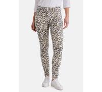 5-Pocket-Jeans STOOKER WOMEN "Florenz Season Slim Fit Jeans", Damen, Gr. 46, Länge 26, bunt (graphic animal aop), Denim/Jeans, 82% Baumwolle, 17% Polyester, 1% Elasthan, slim fit lang, Jeans 5-Pocket-