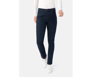 5-Pocket-Jeans STOOKER WOMEN "Milano Denim Basic Magic Shape Fit Jeans", Damen, Gr. 42, Länge 30, blau (dunkelblau), Denim/Jeans, 81% Baumwolle, 17% Polyester, 2% Elasthan, schmal lang, Jeans 5-Pocket