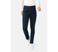 5-Pocket-Jeans STOOKER WOMEN "Milano Denim Basic Magic Shape Fit Jeans", Damen, Gr. 46, Länge 30, blau (dunkelblau), Denim/Jeans, 81% Baumwolle, 17% Polyester, 2% Elasthan, schmal lang, Jeans 5-Pocket