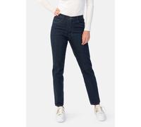 5-Pocket-Jeans STOOKER WOMEN "Nizza Denim Tapered Fit Jeans", Damen, Gr. 40, Länge 30, blau (dunkelblau denim), Denim/Jeans, 82% Baumwolle, 17% Polyester, 1% Elasthan, gerade, unten schmal lang, Jeans