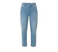 5-Pocket-Jeans STOOKER WOMEN "Nizza Denim Tapered Fit Jeans", Damen, Gr. 42, Länge 30, blau (light blau wash), Denim/Jeans, 82% Baumwolle, 17% Polyester, 1% Elasthan, gerade, unten schmal lang, Jeans