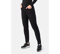 5-Pocket-Jeans STOOKER WOMEN "Nizza Denim Tapered Fit Jeans", Damen, Gr. 46, Länge 32, schwarz (schwarz denim), Denim/Jeans, 83% Baumwolle, 15% Polyester, 2% Elasthan, gerade, unten schmal lang, Jeans