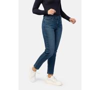 5-Pocket-Jeans STOOKER WOMEN "Nizza Flexxi Move Tapered Fit", Damen, Gr. 40, Länge 32, blau (blau vintage), Denim/Jeans, 80% Baumwolle, 12% Lyocell, 6% Elastomultiester, 2% Elasthan, gerade, unten sch