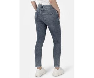 5-Pocket-Jeans STOOKER WOMEN "Rio bluegrey Skinny Fit Jeans", Damen, Gr. 42, Länge 30, blau (light blaugrau), Denim/Jeans, 83% Baumwolle, 16% Polyester, 1% Elasthan, skinny fit 7/8-Länge, Jeans 5-Pock